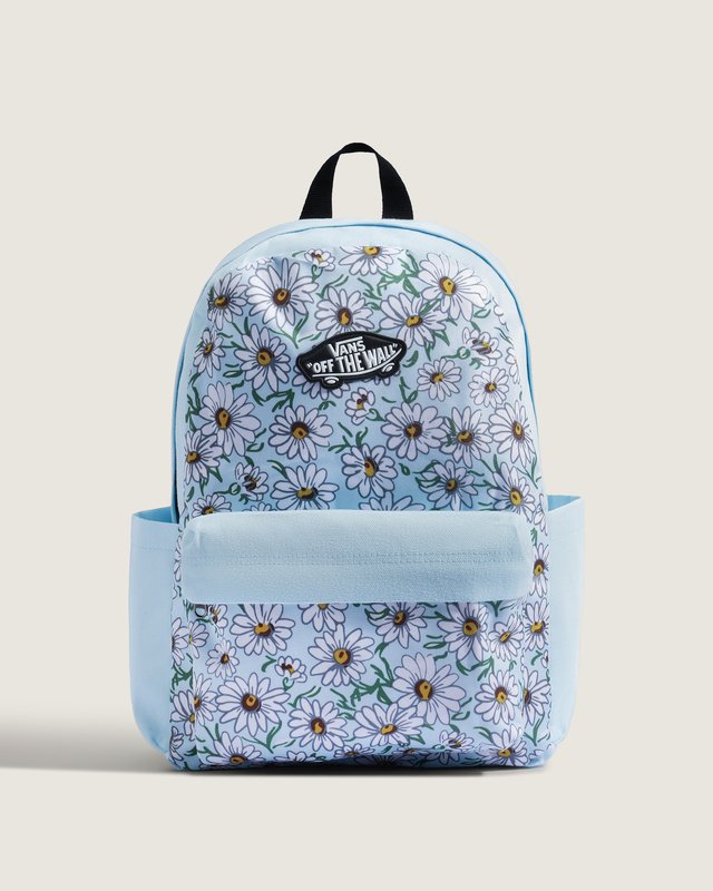 Mochila Old Skool Grom Backpack Fresh Flower Crystal Blue Infantil