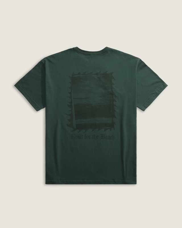 Camiseta Manga Curta Oversized Wave Poster Mystic Moss