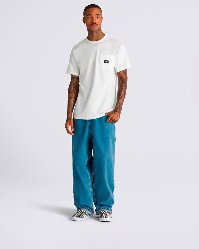 Camiseta Off The Wall II Pocket SS Marshmallow