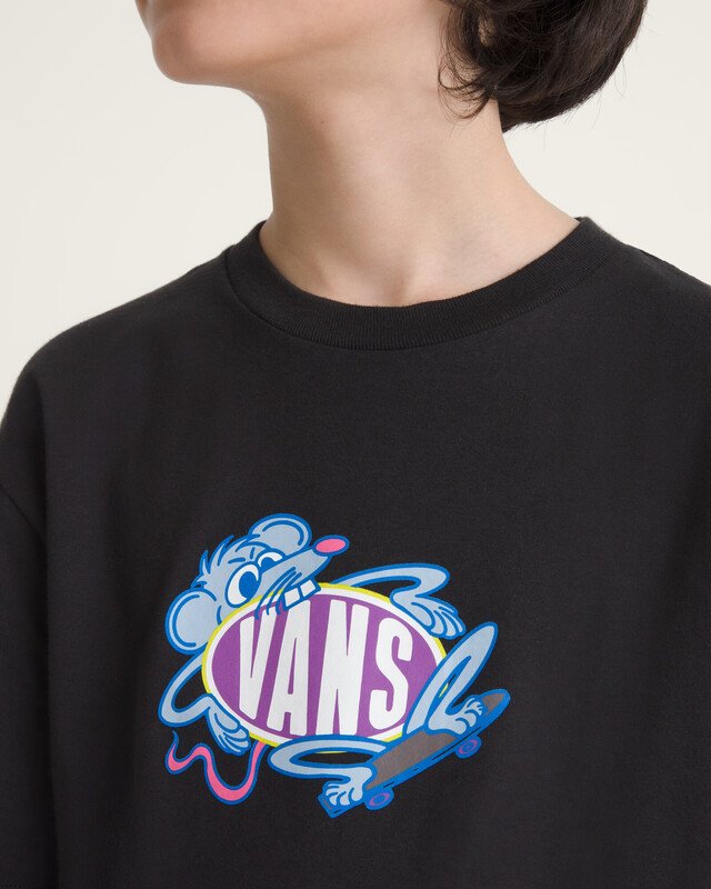Camiseta Manga Curta Rad Rodent Ss Black Infantil