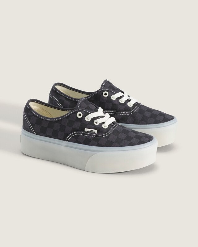 Tênis Authentic Stackform Checker Charcoal Black