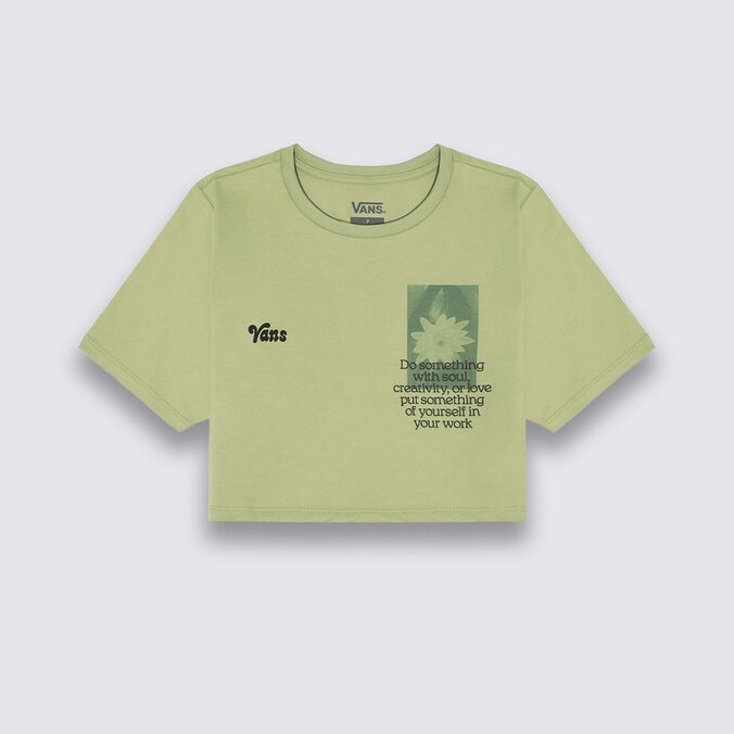 Camiseta Night Bloom Crew Crop II SS Elm
