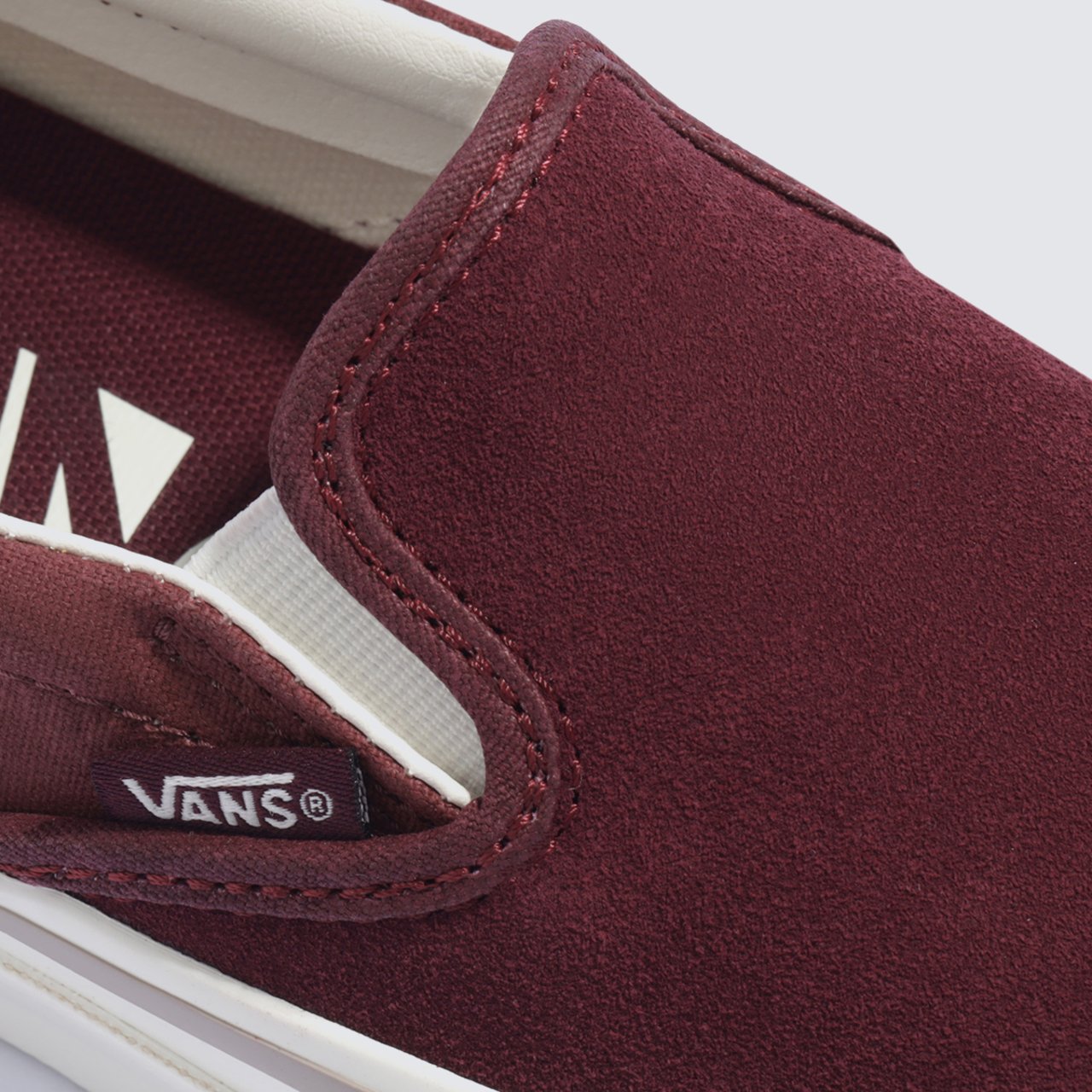 Madder brown vans slip on shop
