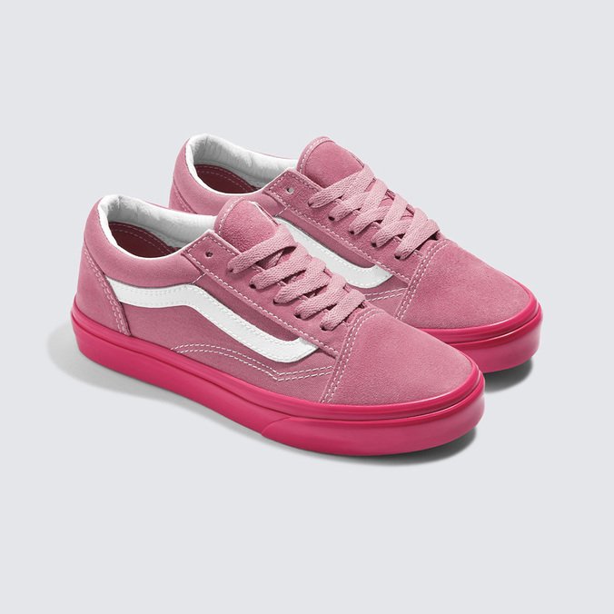 Tênis Old Skool Infantil Glossy Sidewall Pink