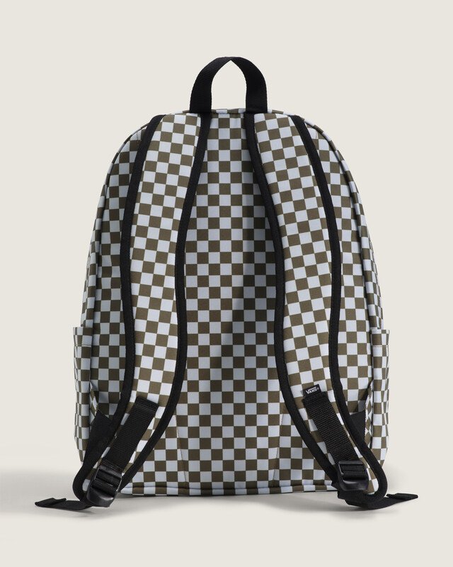 Mochila Old Skool Check Olive Brown