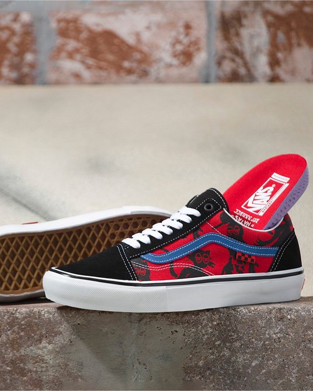 Tênis Skate Old Skool Vans X Krooked Red