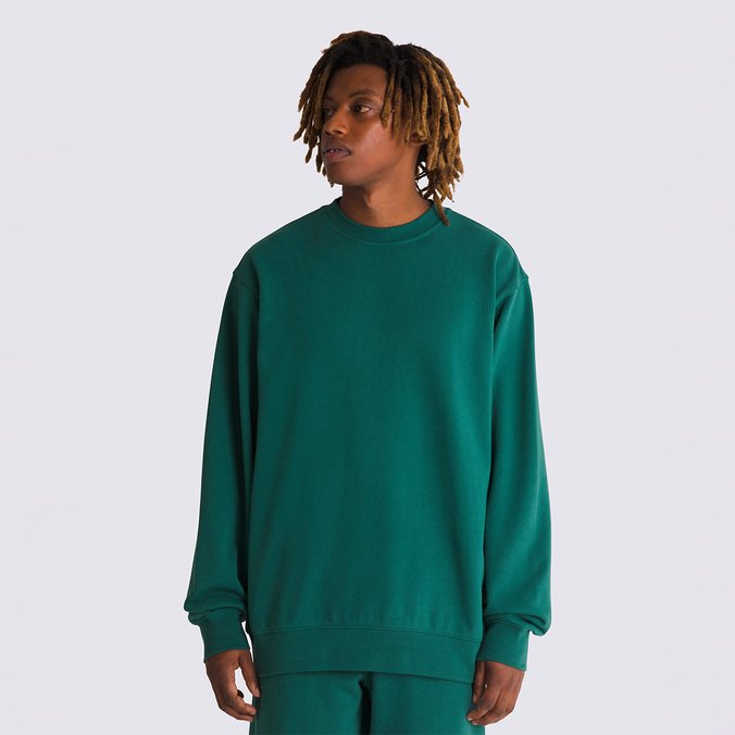 Moletom Original Standards Loose Crew Seasonal Hero: Knu Skool Bistro Green White