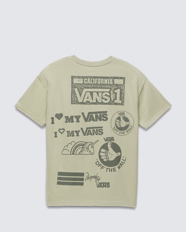 Camiseta Mixed Messages Oversized SS Elm