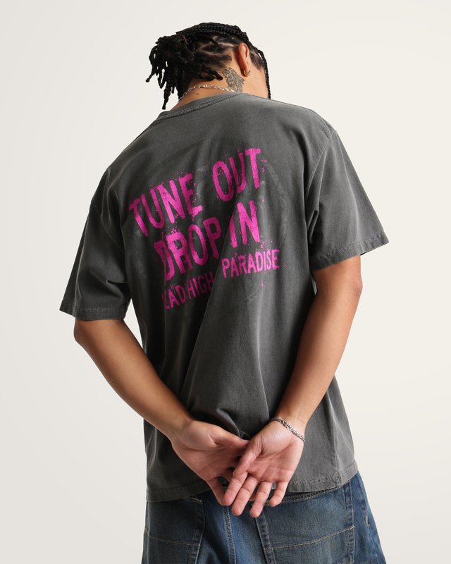 Camiseta Manga Curta Beach Closed Black