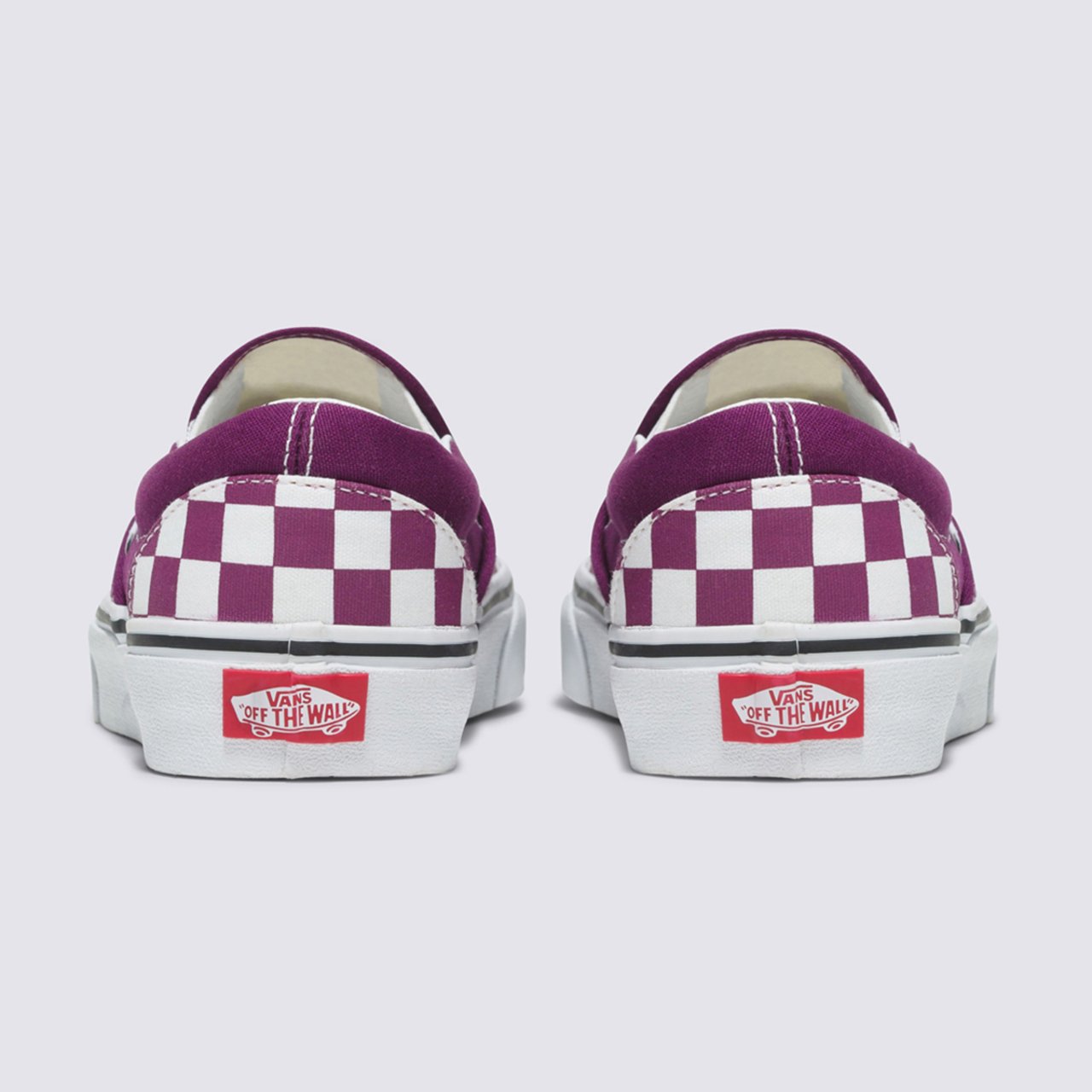 Tenis Slip On Checkerboard Dark Purple Vans