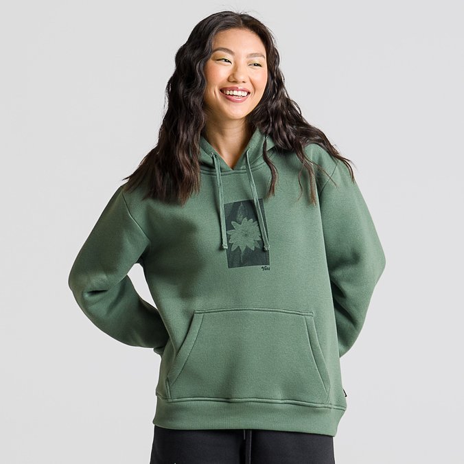 Moletom Pampas Loose PO Hoodie Dark Forest