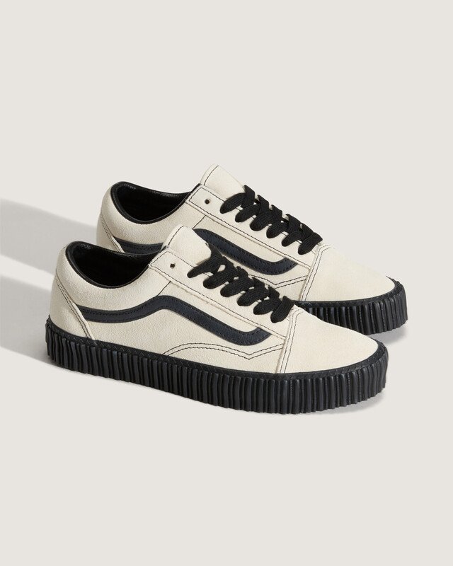 Tênis Old Skool Creeper Bridge Grunge Classic White
