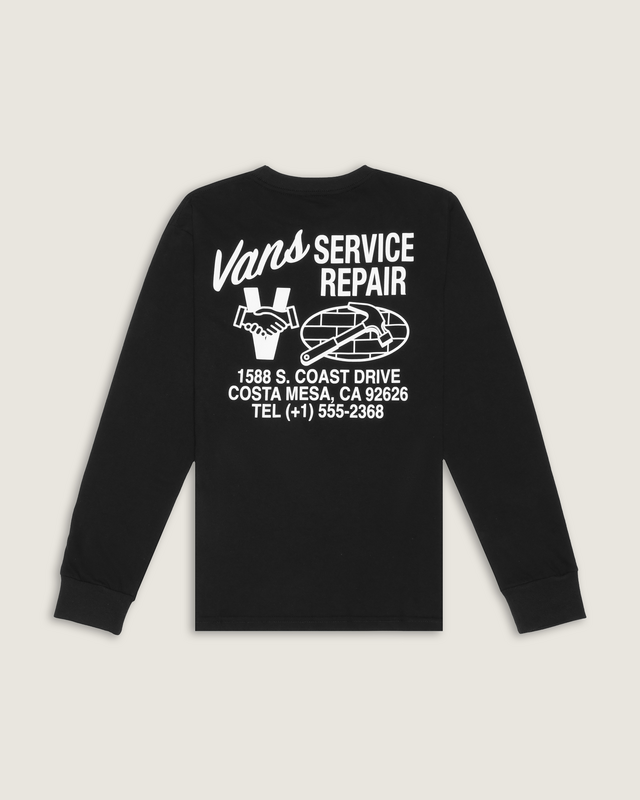 Camiseta Service Repair Ls Black Infantil Servicae