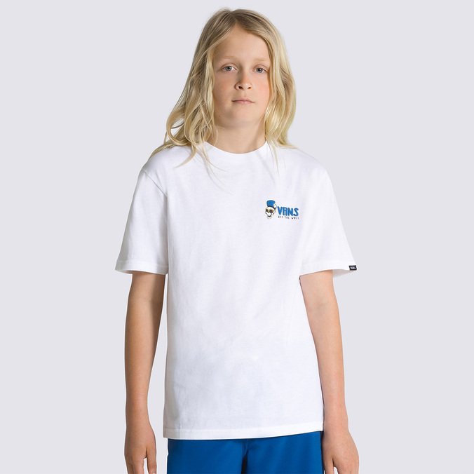 Camiseta Skull Slice Ss Infantil White
