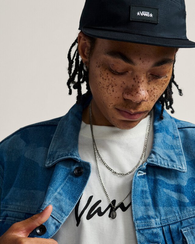 Boné Skate Atiba Haze 5 Panel Black Acurren