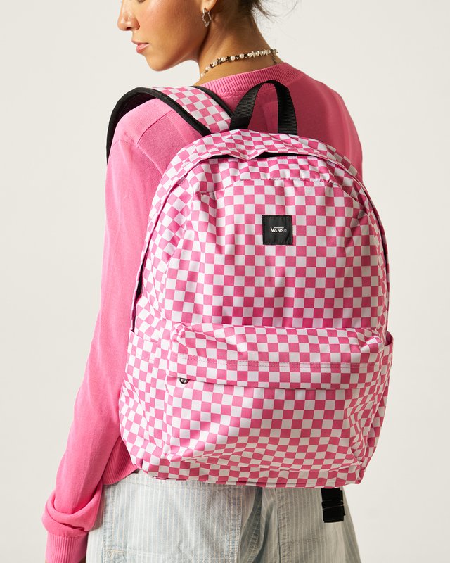 Mochila Old Skool Check Pink Fizz Checkerboard