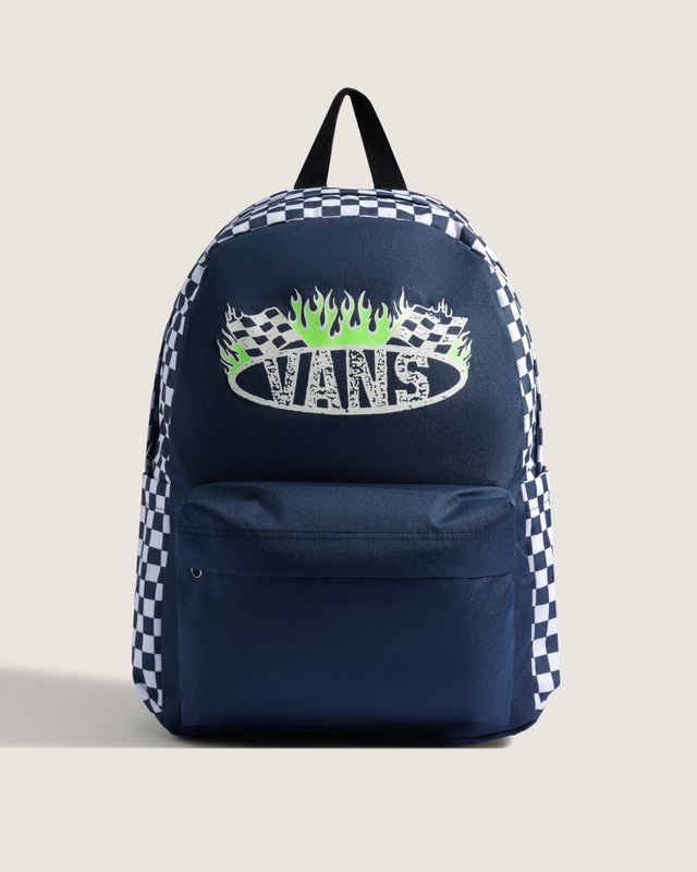 Mochila Old Skool Grom Deep Indigo Checkerboard Infantil