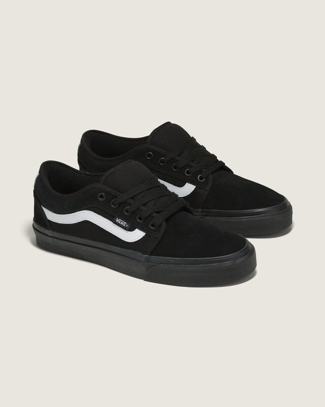 Tênis Skate Chukka Low Sidestripe Black White | Vans