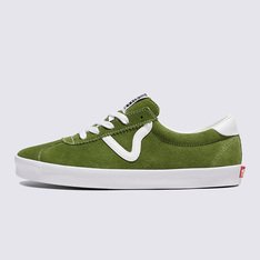 Um tênis aerodinâmico que mantém vivos os anos 90. Com inspiração nos estilos tradicionais da Vans dos anos 90, o Tênis Sport Pesto é uma nova interpretação do Skate Vans Sport original. Do colarinho aberto inferior e língua estendida até a icônica sidestripe em “V”, este tênis vulcanizado de cano baixo combina perfeitamente um visual inspirado no skate, com detalhes retrô exclusivos.