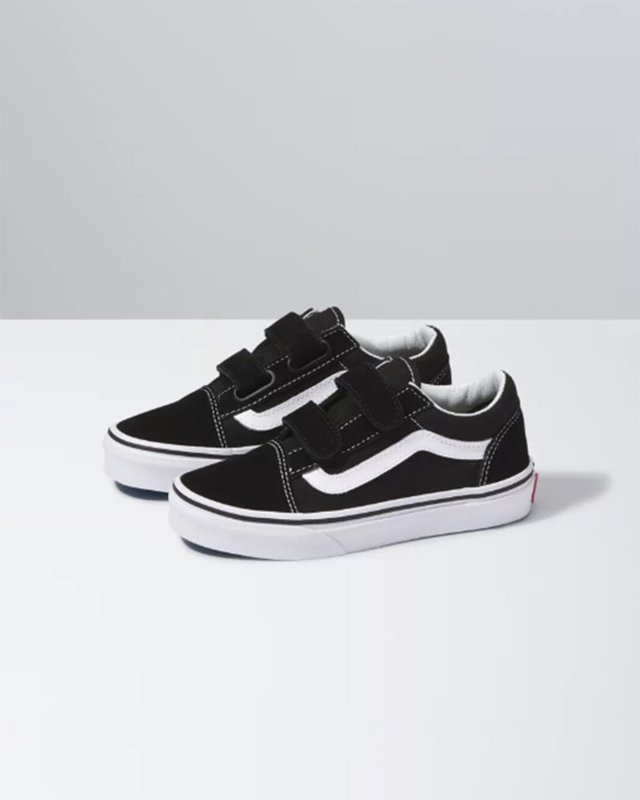 Tênis Old Skool V Infantil Black True White
