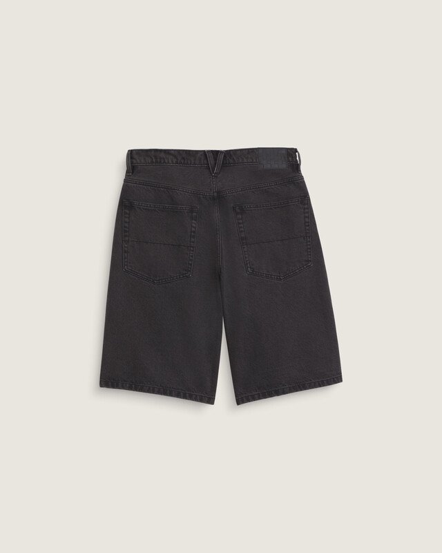 Bermuda Check-5 Baggy Denim Short Washed Black