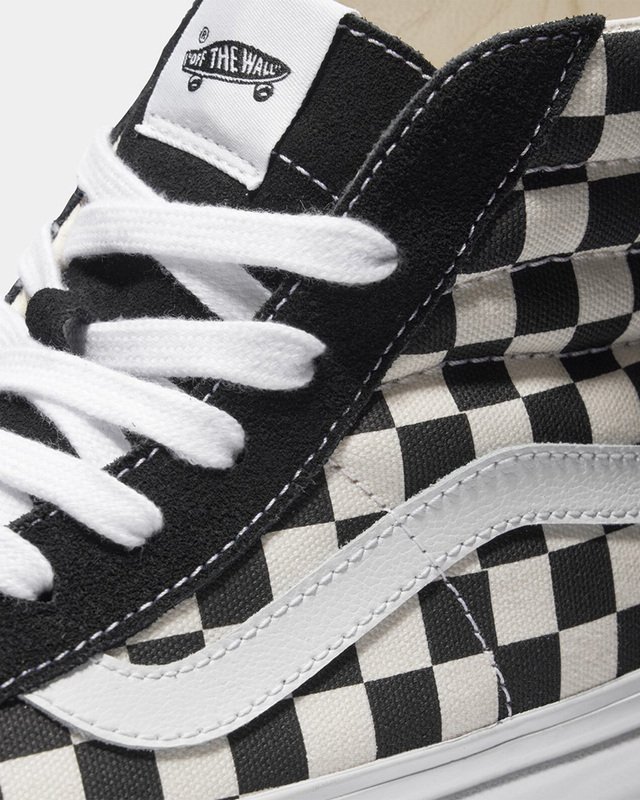 Tênis Sk8-Hi Premium Lx Checkerboard Black Off White