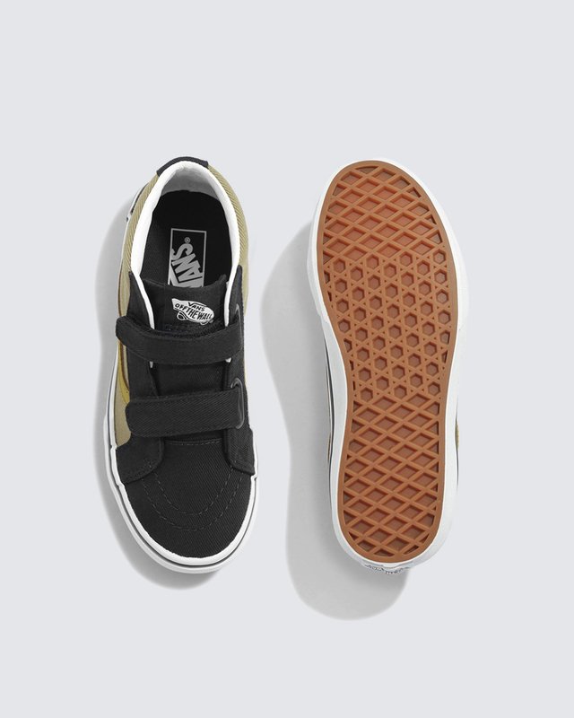Tênis Sk8-Mid Twill Tan Infantil