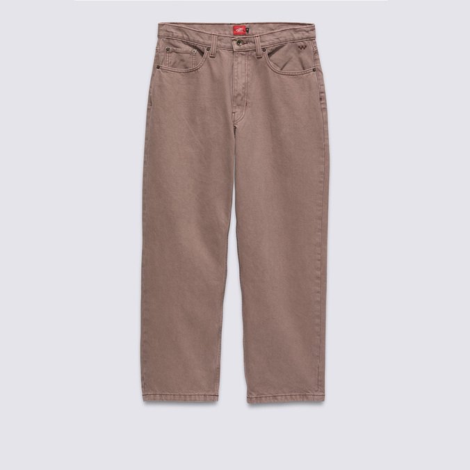 Calça Skate Check-5 Skate Loose Denim Mixxa Deep Taupe
