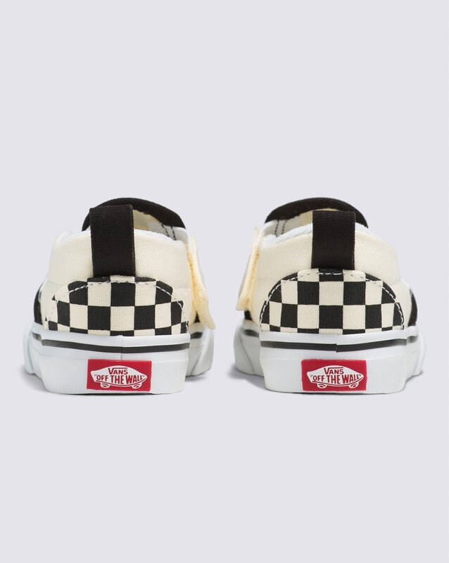 Tênis Slip-On V Infantil Black White