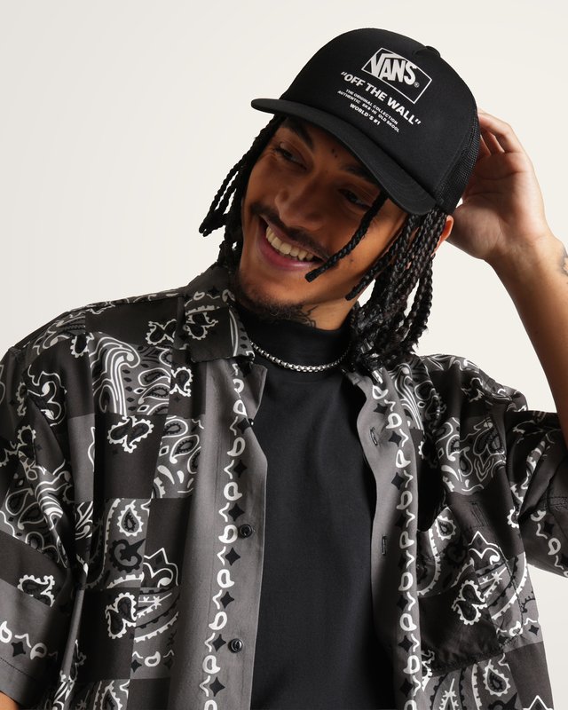 Boné Trucker Black