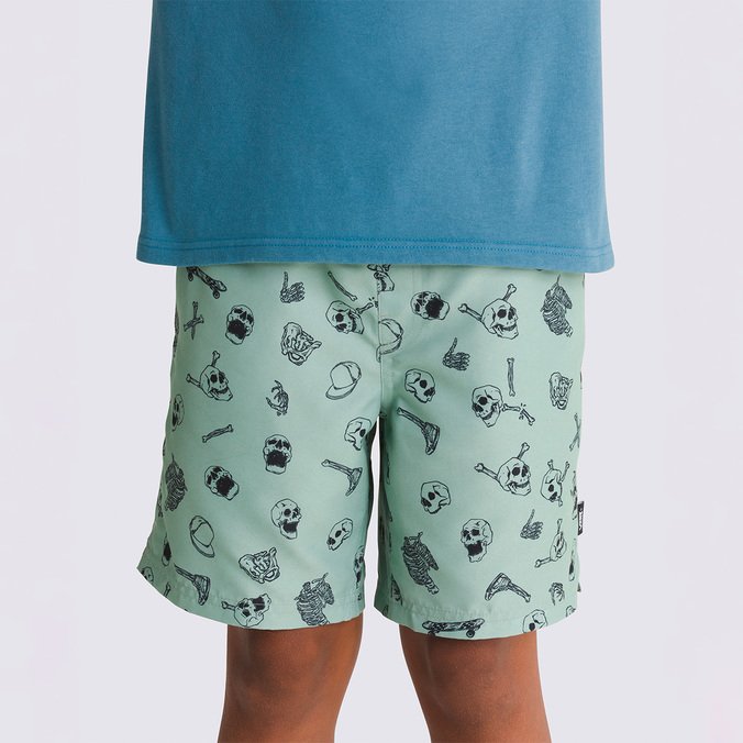 Boardshort Primary Print Elastic Iceberg Green