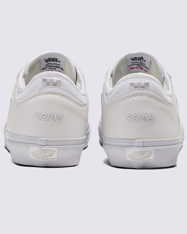 Tênis Skate Rowley Leather White White