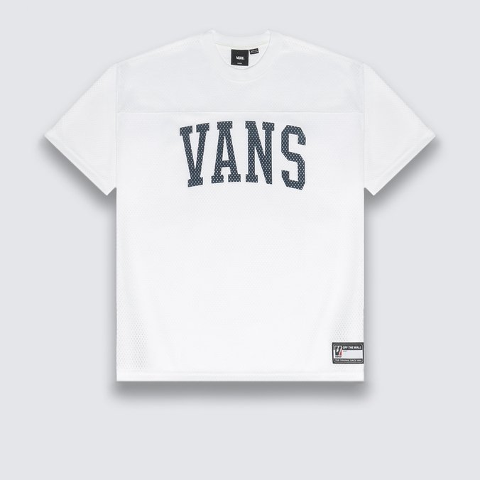 Camiseta Vans Arched Football Jersey SS White