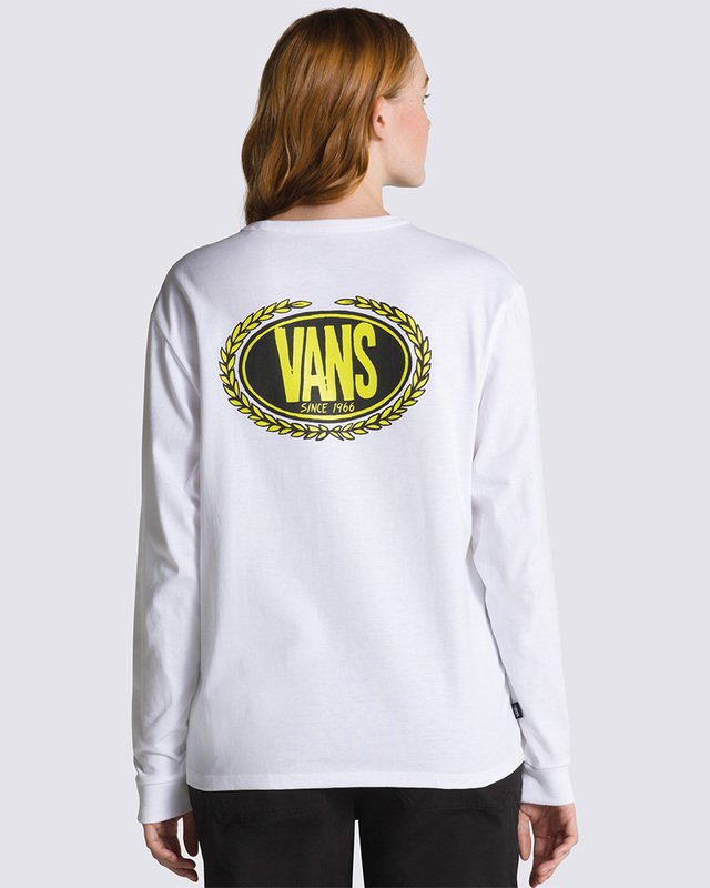 Camiseta Emblem Skate Classics Otw Ls Sk8 Weareaway White