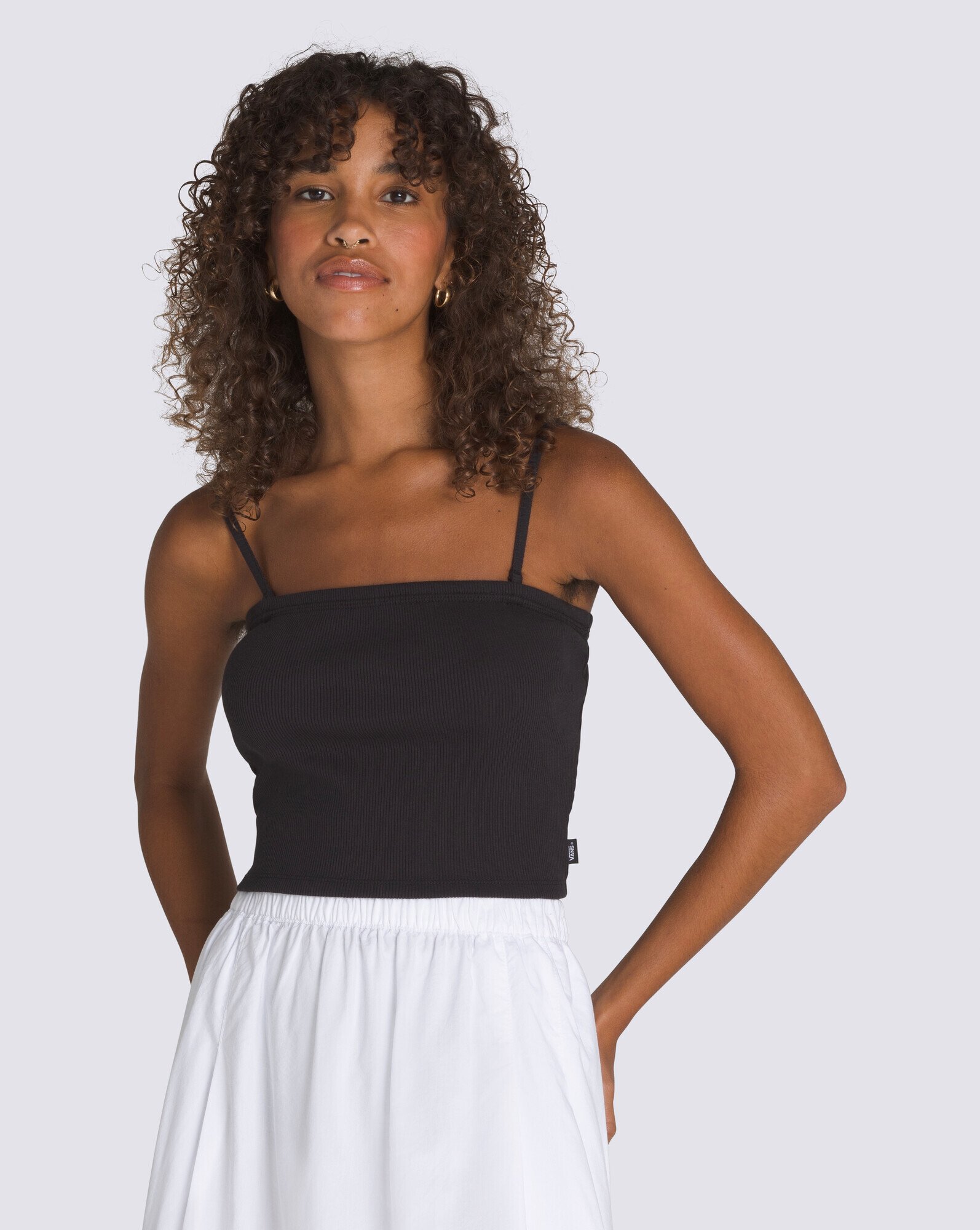 Camiseta Drew Rib Tube Top Black | Vans