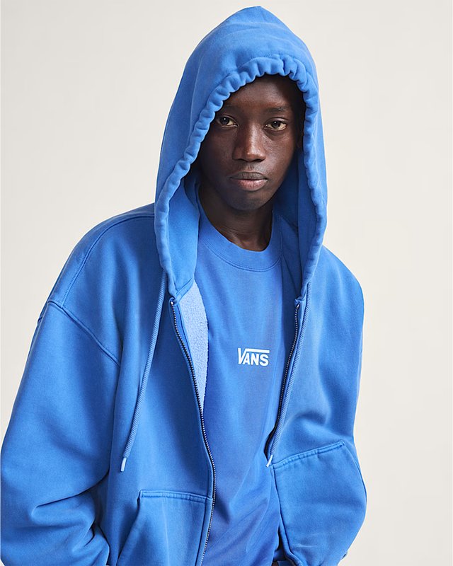 Moletom Lx Zip Hoodie True Blue | Vans