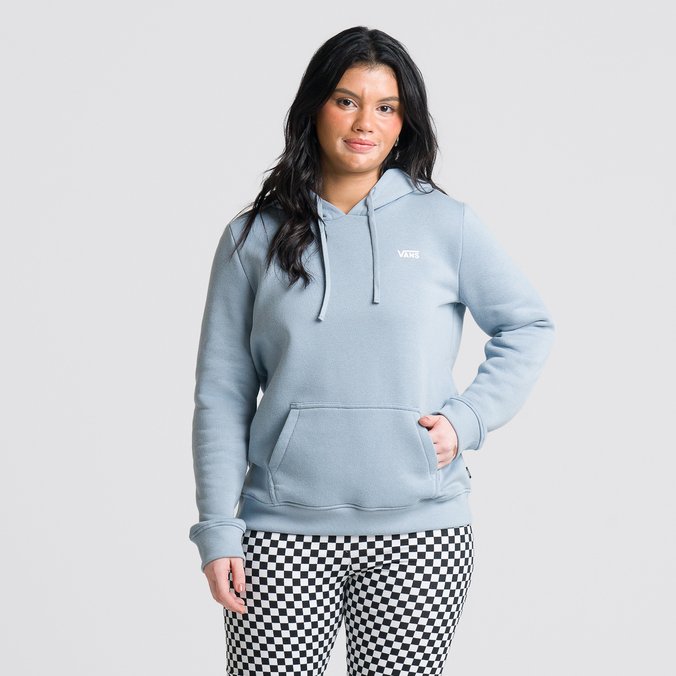 Moletom Flying V Classic Po Hoodie Dusty Blue