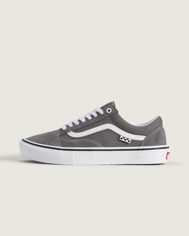 Vans Old Skool Cinza E Branco Tênis Skate Old Skool Pewter White Vans