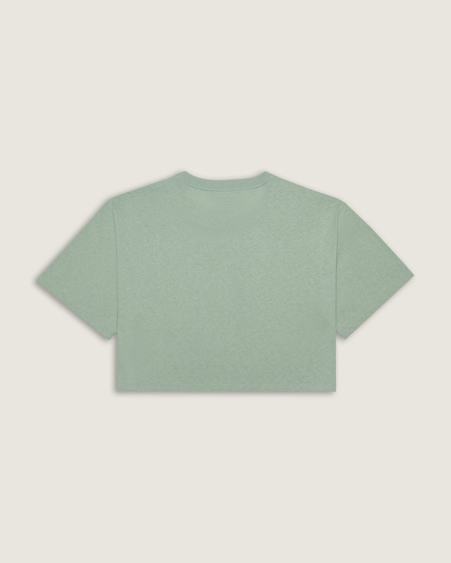 Camiseta Ss Scottie Relaxed Crop Gray Olive