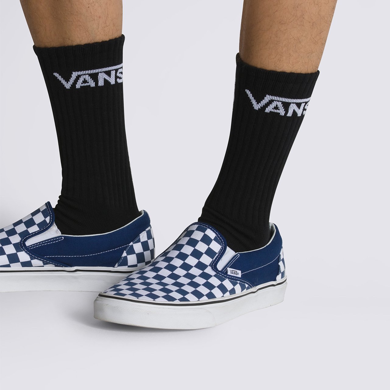 Meia Class Crew 36/40 Black (3 Pares)