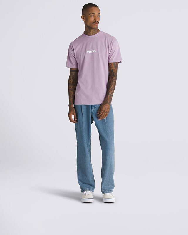 Camiseta Lower Corecase SS Lavender Mist White | Vans