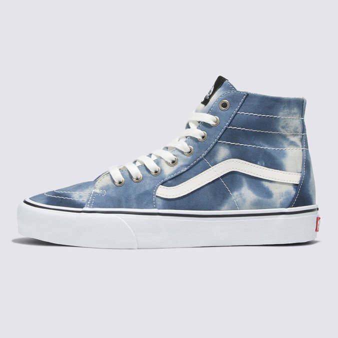Tenis Sk8 Hi Tapered VR3 Bleach Wash Blue Vans