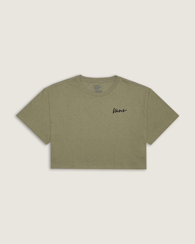 Camiseta Ss Classic Script Bay Leaf