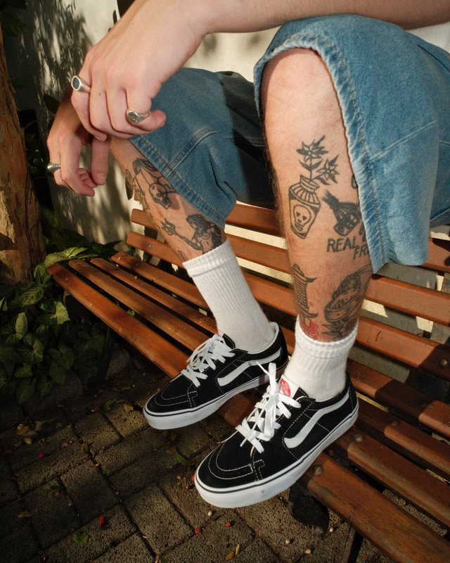 Tênis Sk8-Low Black True White