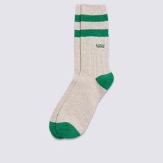 Combine os seus clássicos com uma meia que carrega o Lifestyle Vans por onde for. O par perfeito que traz estilo para todos os seus clássicos Vans. A Meia Vans Classic Crew Verdant Green 41/5 agrega estilo com toda a autenticidade Vans para as mais variadas composições. O modelo de cano médio possui detalhes em listras e traz assinatura Vans em “Drop V” bordada na altura do cano. Possui ponteira, calcanhares e contorno das caneleiras em verde. A equipe da Vans estabeleceu metas ambiciosas de sustentabilidade. Grandes ou pequenos, todos os esforços resultam em mudanças positivas. Para ganhar o logotipo do globo VR3 Checkerboard, pelo menos 30% do produto deve ser feito de um ou uma combinação de materiais reciclados, renováveis ??e/ou regenerativos. Para saber mais sobre a Vans® e sua jornada em direção a materiais sustentáveis, acesse www.vans.com.br/sustentabilidade.