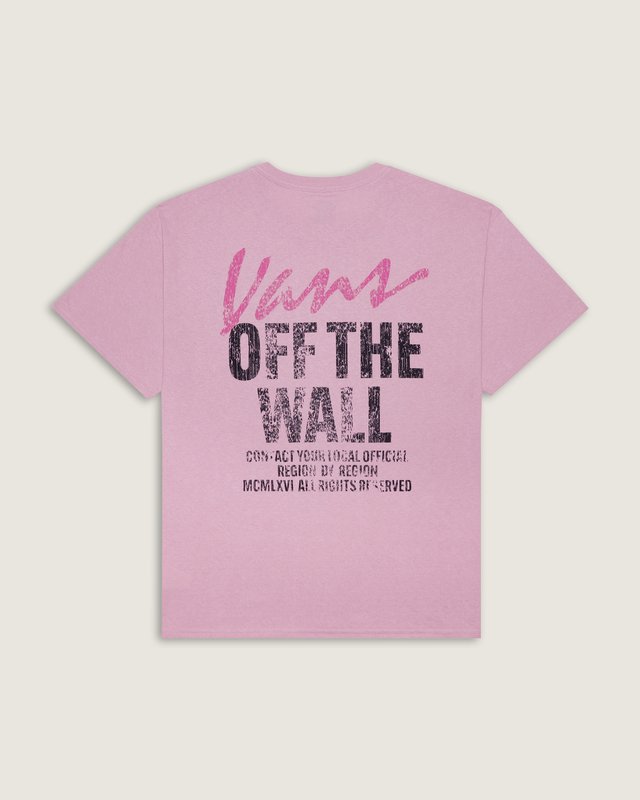 Camiseta Ss Lady Wall Outsized Pink Dawn