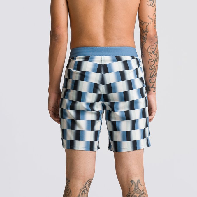 Boardshort The Daily Checkerboard Copen Blue
