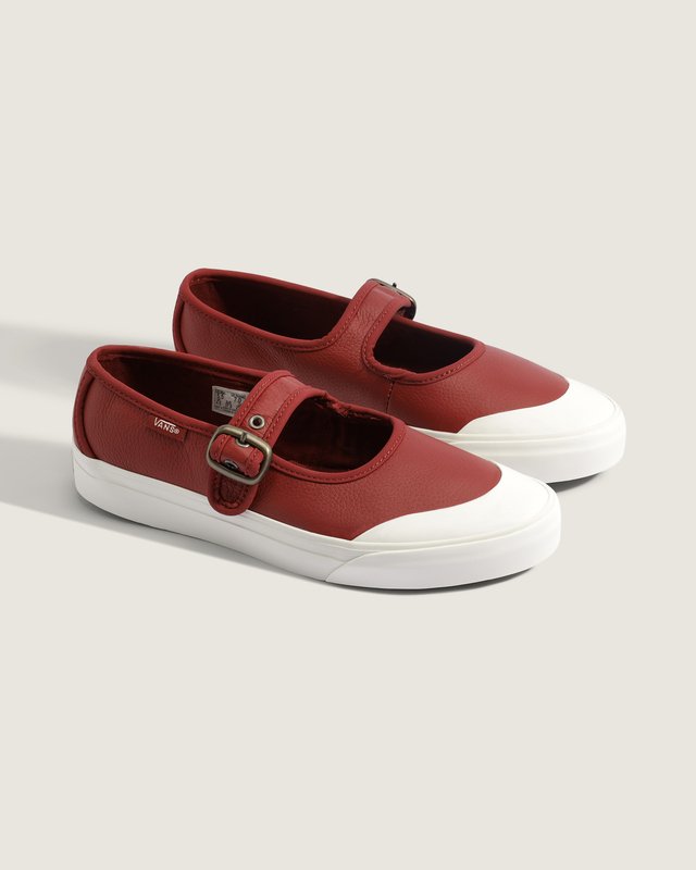 Tênis Mary Jane Marry Leather Bordeaux