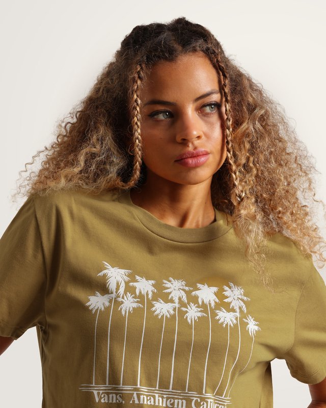 Camiseta Manga Curta Palm Classic Soft Suede Autumn Brown