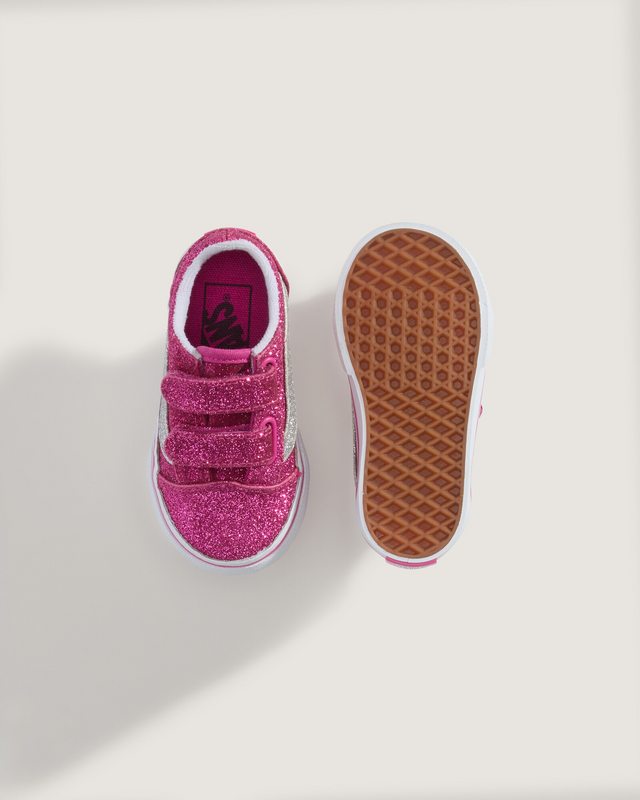 Tênis Old Skool Kids Glitter Rasp Raspberry Rose Infantil